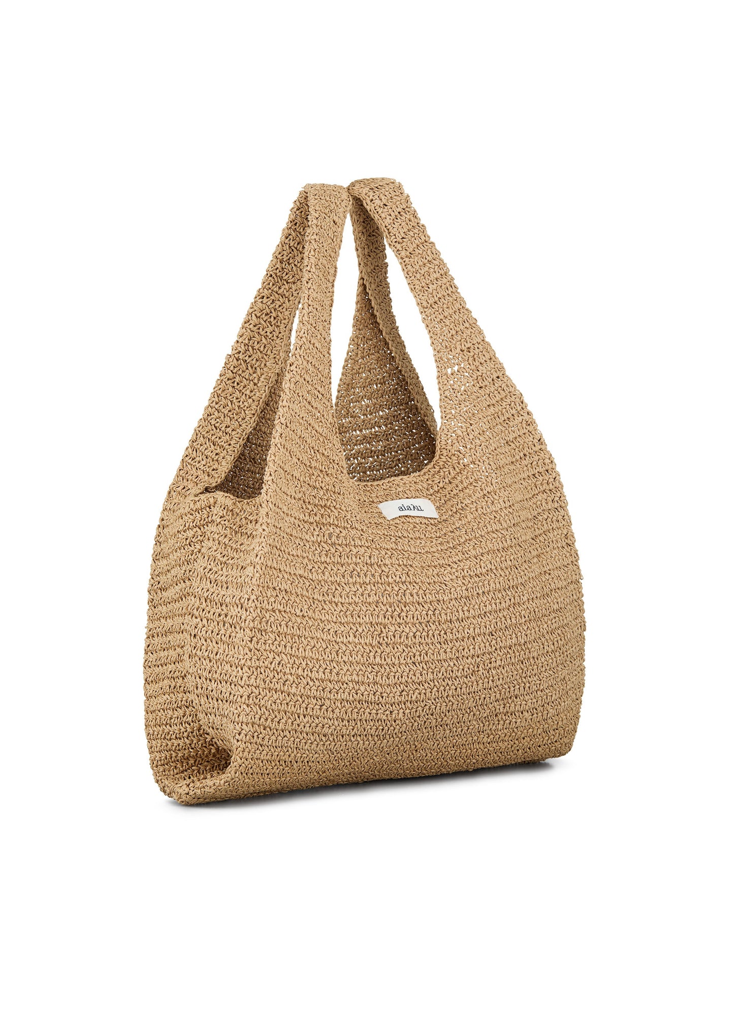 Aiayu - Sophia Straw Bag Medium - Pure Natural