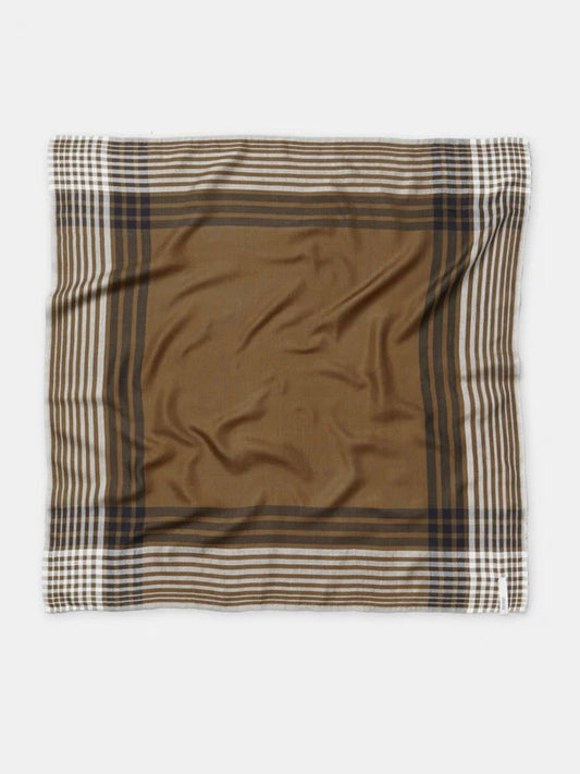 Aiayu - Electra silk scarf - Mix brown