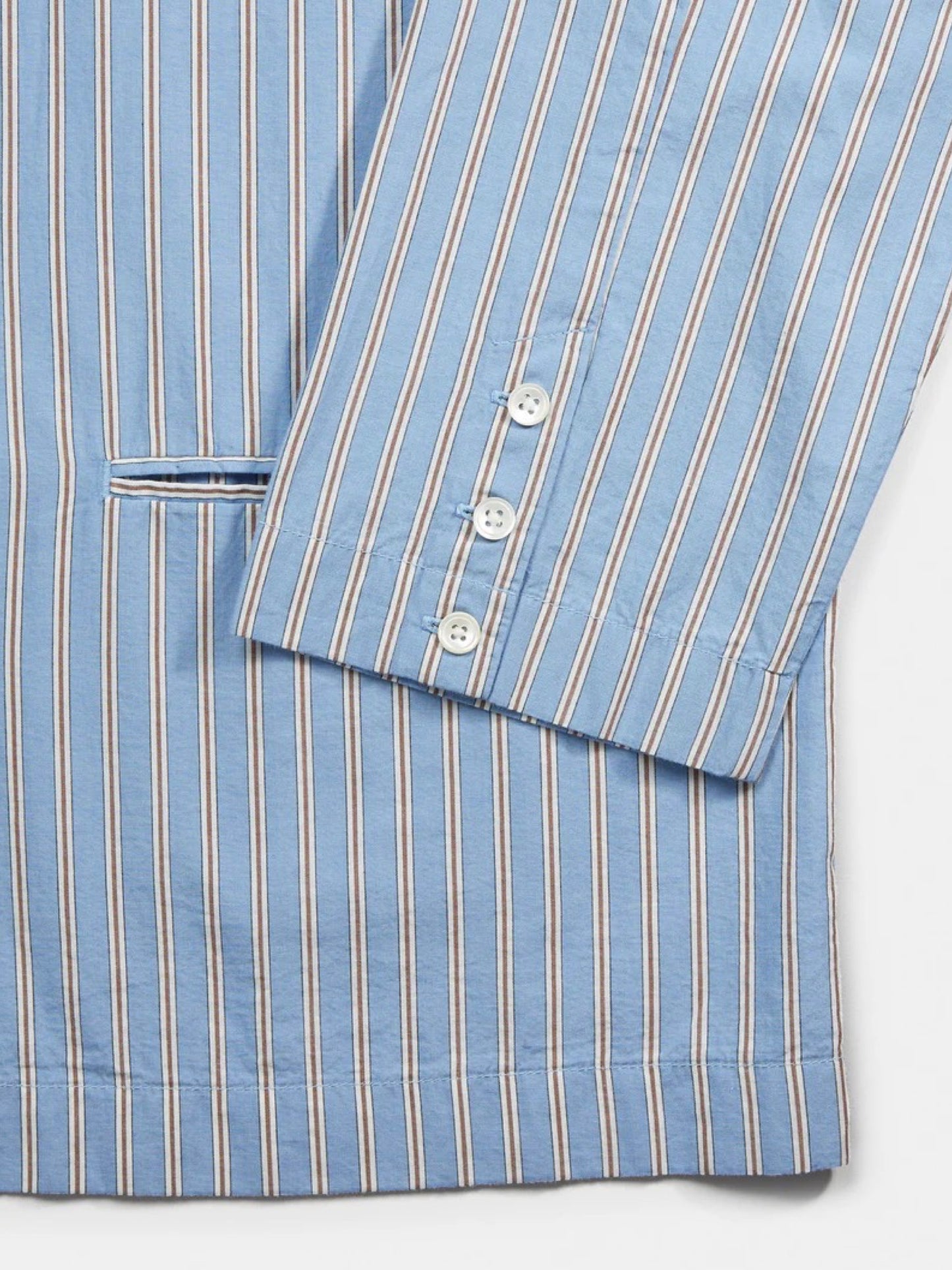 Aiayu - Atla shirt striped - Mix baby blue