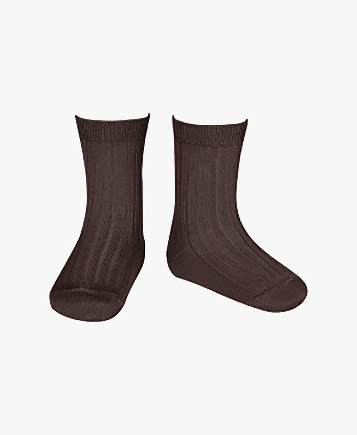 Cóndor - Cotton rib socks - 390 / Dark Brown