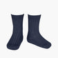 Cóndor - Cotton rib socks - 480 / Dark Navy
