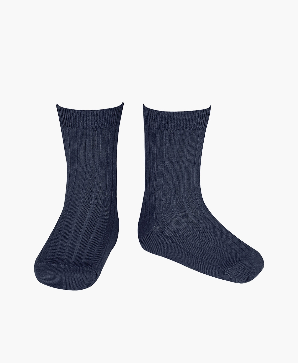 Cóndor - Cotton rib socks - 480 / Dark Navy