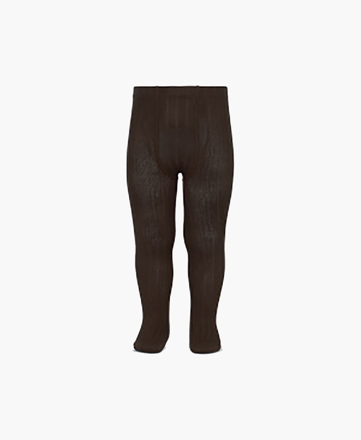 Cóndor - Cotton rib tights - 390 / Dark Brown