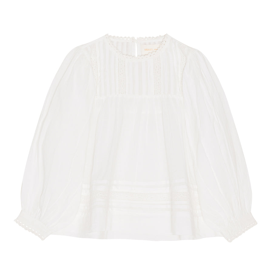 Skall Musling - Harper blouse - Optic white