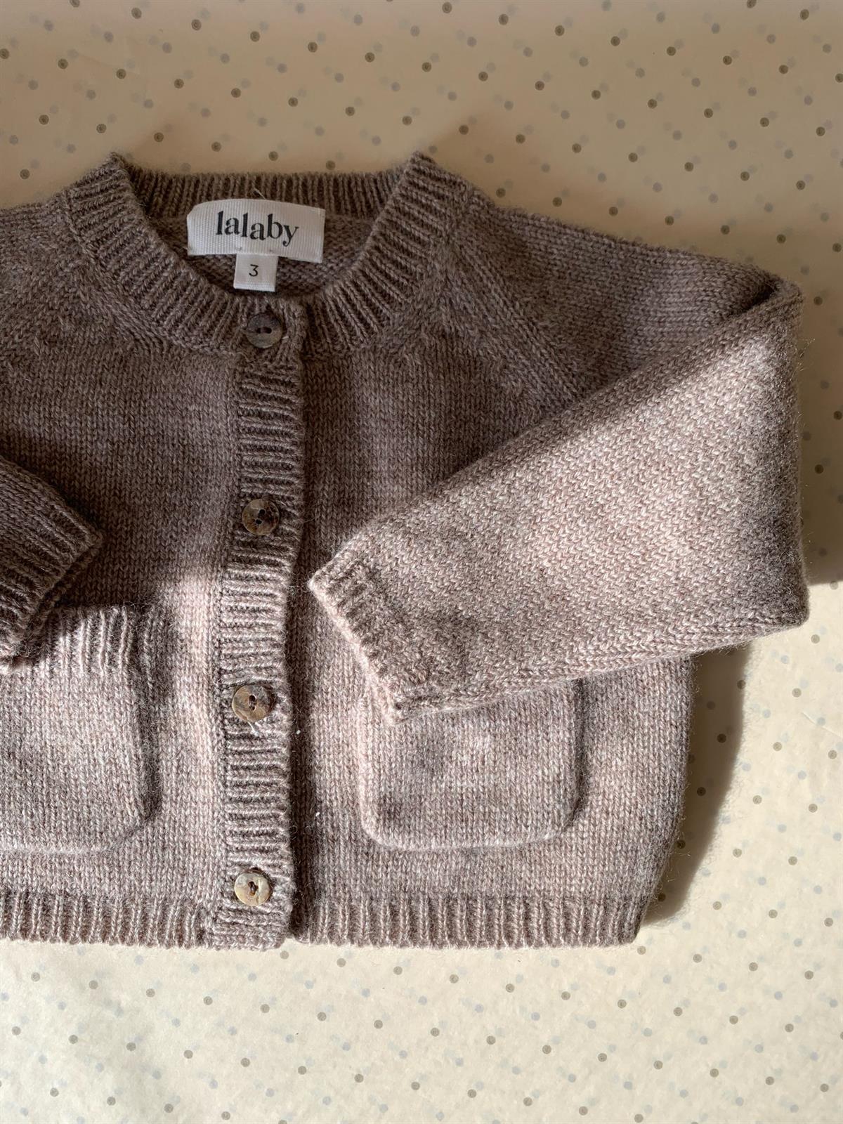 Lalaby - Bobbie Cashmere Cardigan - Toast