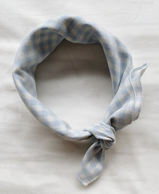 Lalaby - Eddie scarf - Blue gingham